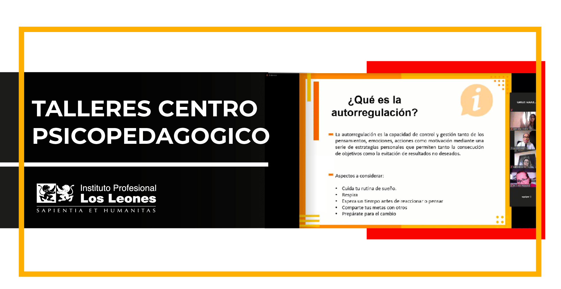 Centro psicopedagógico dictó actividades sobre estrategias para finalizar exitosamente el semestre