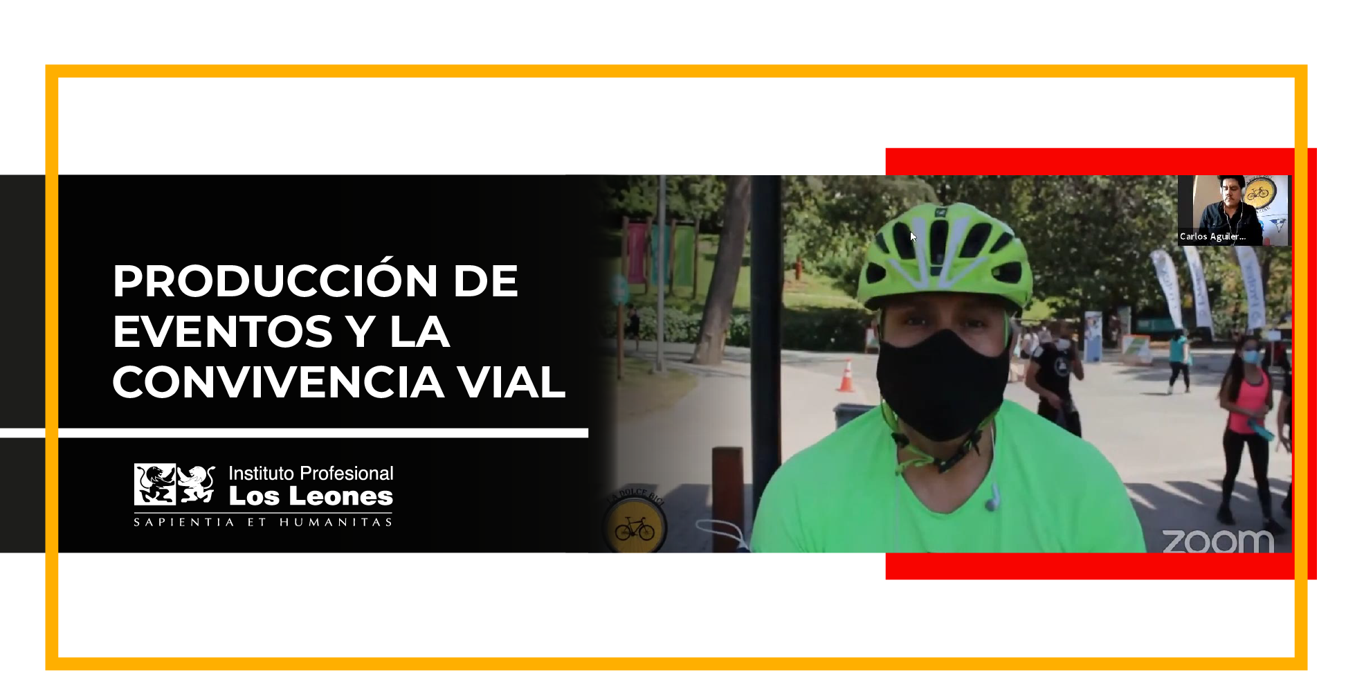 Carrera de Producción de Eventos realizó exitoso Conversatorio sobre Convivencia Vial