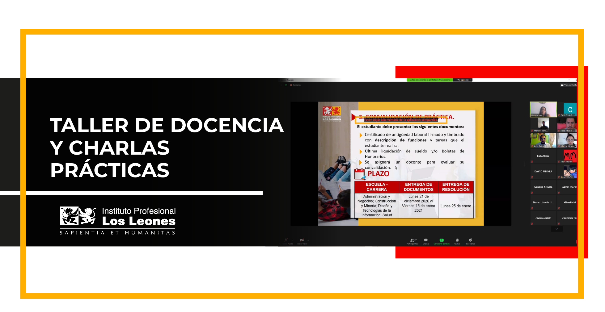Departamento de Docencia del IPLL dio la bienvenida a futuros estudiantes con taller de Herramientas Digitales