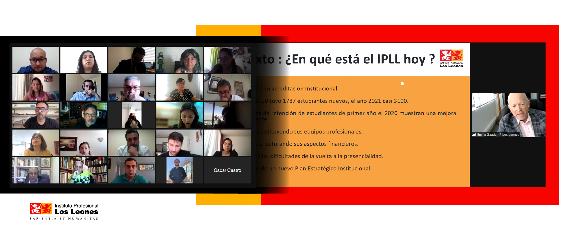 Se realizó reunión general para comunicar avances del PEI 2021-2026