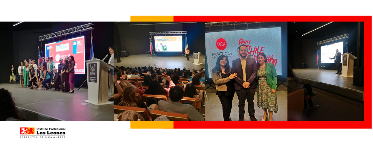 El Instituto Profesional Los Leones (IPLL) estuvo presente en la Ceremonia del Programa Prácticas Chile 2023
