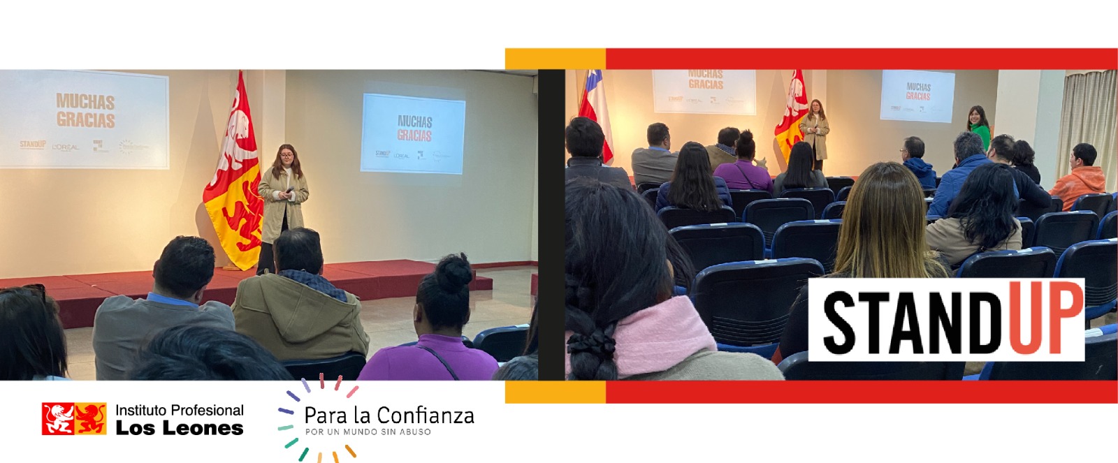 Unidad de Género de Instituto Profesional Los Leones se une al programa Stand Up: herramientas para una nueva era en la lucha contra el acoso sexual