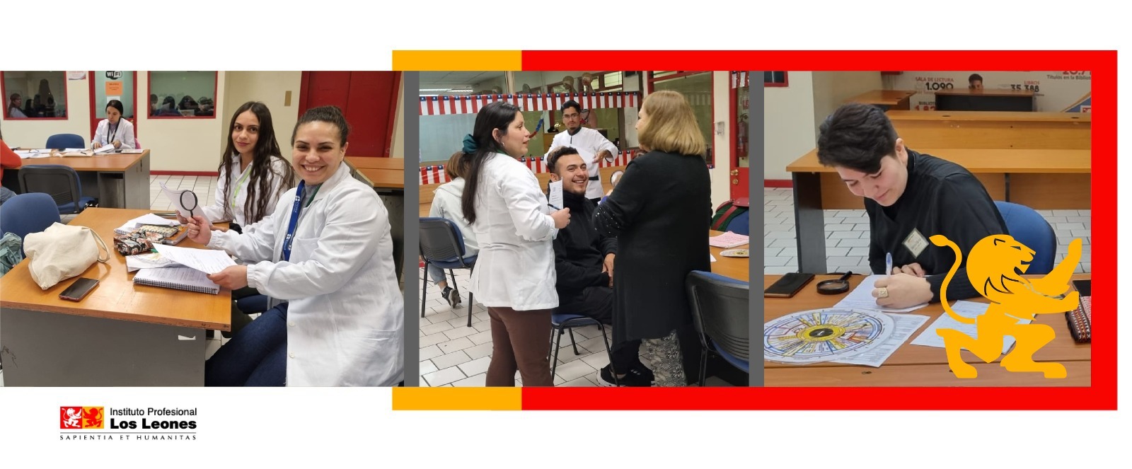 Estudiantes de Naturopatía del IP Leones realizan terapias gratuitas de iridología a la comunidad