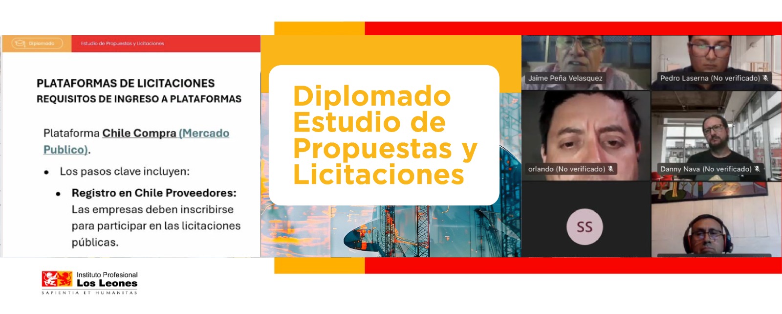 Exitoso inicio de clases del Diplomado Online: «Estudio de Propuestas y Licitaciones»