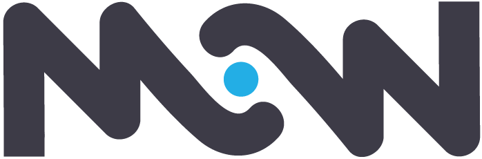 Logo MM gris con azul sin fondo